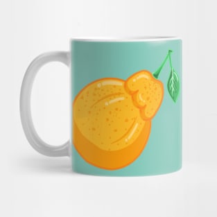 Sumo Orange Graphic Fresh and Zesty Citrus Vibes for Summer Vibrant Fruit Mug